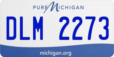 MI license plate DLM2273