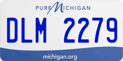 MI license plate DLM2279