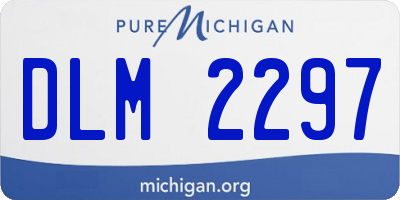 MI license plate DLM2297