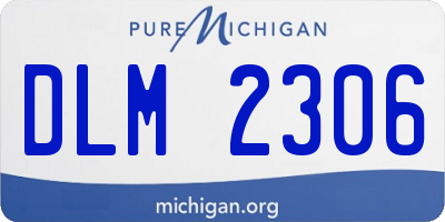 MI license plate DLM2306