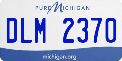 MI license plate DLM2370