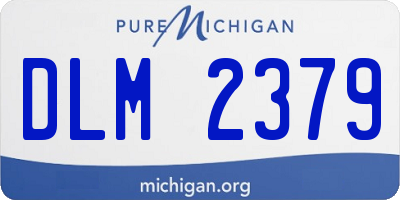 MI license plate DLM2379