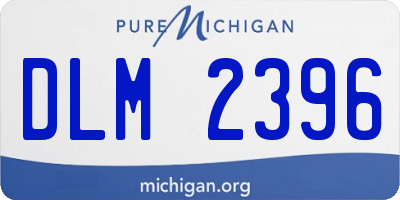 MI license plate DLM2396
