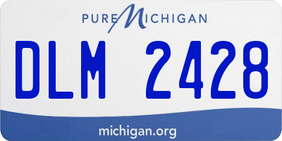 MI license plate DLM2428