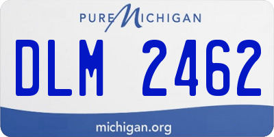 MI license plate DLM2462