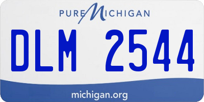MI license plate DLM2544