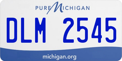 MI license plate DLM2545