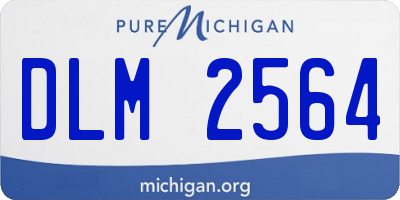 MI license plate DLM2564