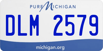 MI license plate DLM2579