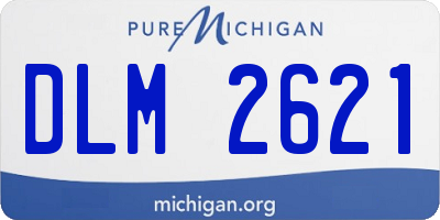 MI license plate DLM2621