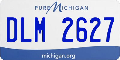 MI license plate DLM2627