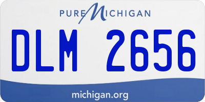 MI license plate DLM2656
