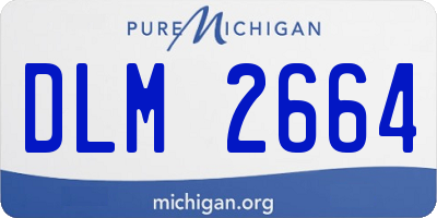 MI license plate DLM2664