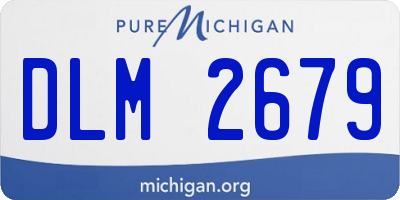 MI license plate DLM2679