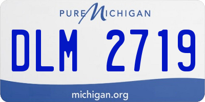 MI license plate DLM2719