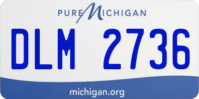 MI license plate DLM2736