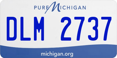 MI license plate DLM2737
