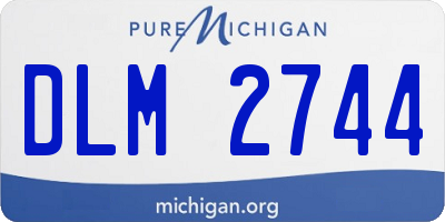 MI license plate DLM2744