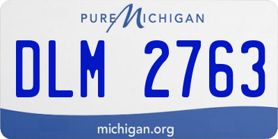 MI license plate DLM2763