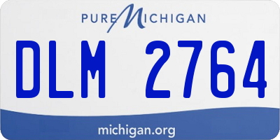 MI license plate DLM2764