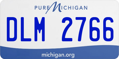 MI license plate DLM2766