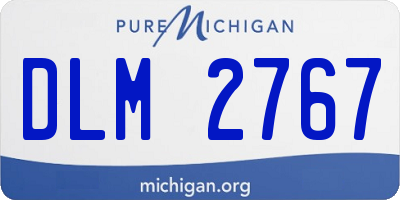 MI license plate DLM2767