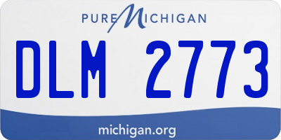 MI license plate DLM2773
