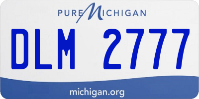 MI license plate DLM2777