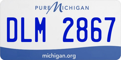 MI license plate DLM2867