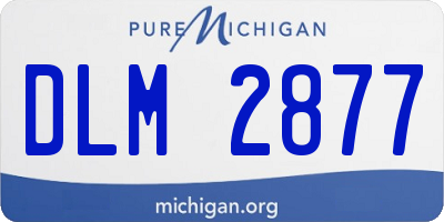 MI license plate DLM2877