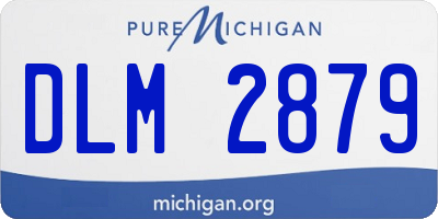 MI license plate DLM2879