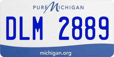 MI license plate DLM2889