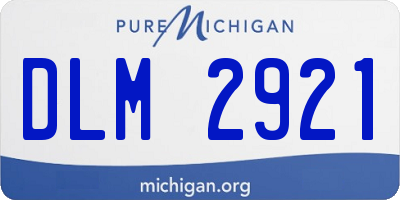 MI license plate DLM2921