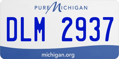 MI license plate DLM2937