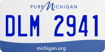 MI license plate DLM2941