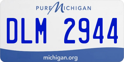 MI license plate DLM2944