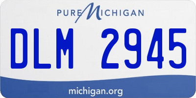 MI license plate DLM2945