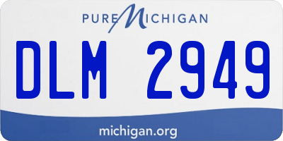 MI license plate DLM2949