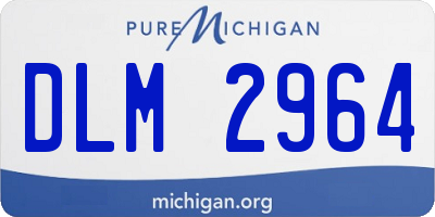 MI license plate DLM2964