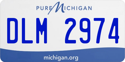 MI license plate DLM2974