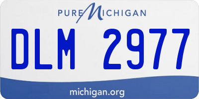 MI license plate DLM2977