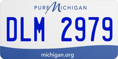 MI license plate DLM2979