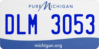 MI license plate DLM3053