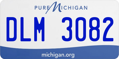 MI license plate DLM3082