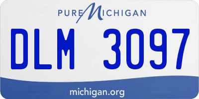 MI license plate DLM3097