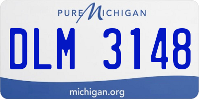 MI license plate DLM3148