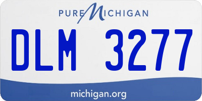 MI license plate DLM3277
