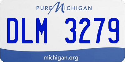 MI license plate DLM3279