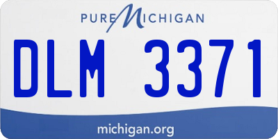MI license plate DLM3371