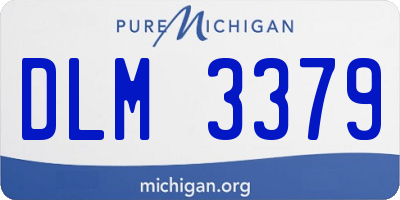 MI license plate DLM3379